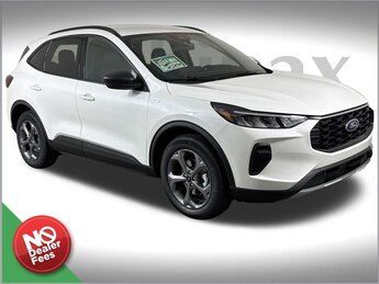 2025 Star White Metallic Tri-Coat Ford Escape ST-Line 2.5L iVCT Engine 4 Door Automatic SUV