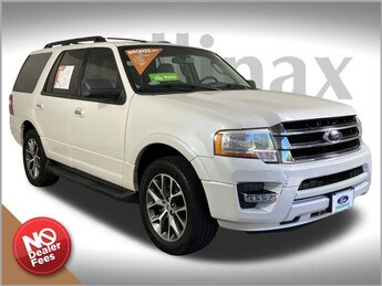 2016 White Platinum Metallic Tri-Coat Ford Expedition XLT SUV RWD EcoBoost 3.5L V6 GTDi DOHC 24V Twin Turbocharged Engine 4 Door Automatic