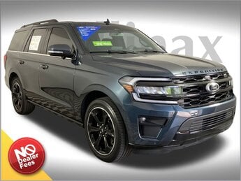 2024 Stone Blue Metallic Ford Expedition Limited Automatic RWD 4 Door EcoBoost 3.5L V6 GTDi DOHC 24V Twin Turbocharged Engine