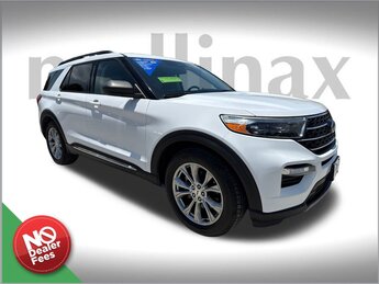 2021 Oxford White Ford Explorer XLT 4 Door SUV RWD