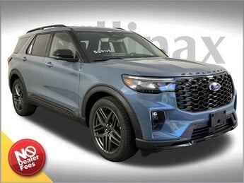 2025 Vapor Blue Metallic Ford Explorer ST 4 Door 4X4 SUV Automatic 3.0L EcoBoost V6 Engine