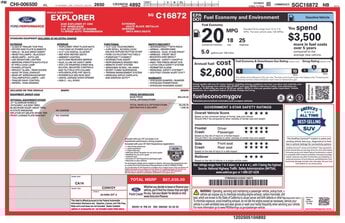2025 Ford Explorer ST 4 Door 4X4 Automatic
