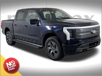 2025 Antimatter Blue Metallic Ford F-150 Lightning Lariat 4 Door Truck Automatic Electric Motor Engine