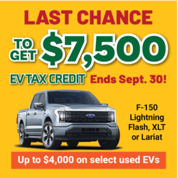 2025 Agate Black Metallic Ford F-150 Lightning Lariat Electric Motor Engine 4 Door Automatic AWD