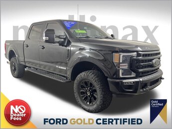 2022 Black Ford Super Duty F-350 SRW Lariat Power Stroke 6.7L V8 DI 32V OHV Turbodiesel Engine Truck 4X4 4 Door Automatic