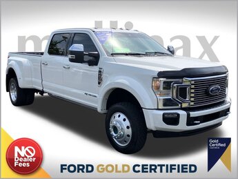 2020 Star White Metallic Tri-Coat Ford Super Duty F-450 DRW Platinum Automatic Truck 4 Door