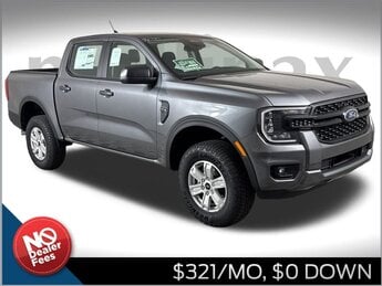 2025 Gray Ford Ranger STX RWD Truck Automatic EcoBoost 2.3L I4 GTDi DOHC Turbocharged VCT Engine 4 Door
