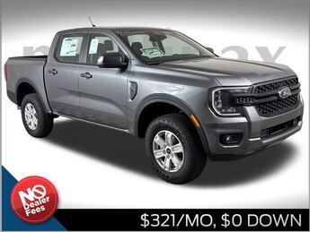 2025 Gray Ford Ranger STX Truck RWD EcoBoost 2.3L I4 GTDi DOHC Turbocharged VCT Engine