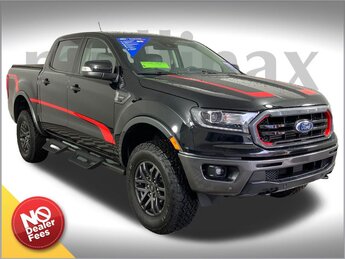 2023 Shadow Black Ford Ranger Lariat EcoBoost 2.3L I4 GTDi DOHC Turbocharged VCT Engine 4 Door Truck 4X4