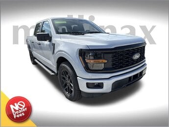 2025 Space White Metallic Ford F-150 STX Truck 2.7L V6 EcoBoost Engine Automatic