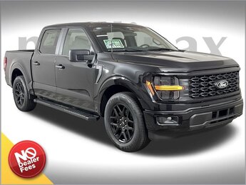 2025 Black Metallic Ford F-150 STX 4 Door RWD Truck Automatic 2.7L V6 EcoBoost Engine