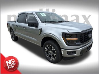 2025 Iconic Silver Metallic Ford F-150 STX 4 Door 2.7L V6 EcoBoost Engine 4X4