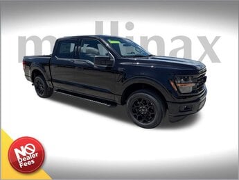 2025 Agate Black Metallic Ford F-150 XLT RWD 4 Door PDI DOHC Engine