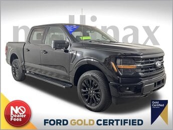 2024 Agate Black Metallic Ford F-150 XLT 4X4 2.7L V6 EcoBoost Engine Truck 4 Door