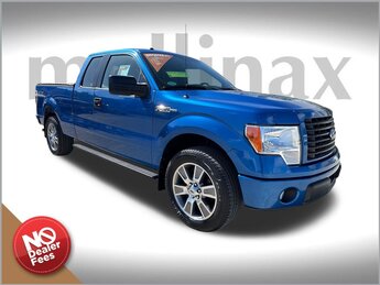 2014 Blue Flame Metallic Ford F-150 STX Automatic Truck 3.7L V6 FFV Engine RWD 4 Door