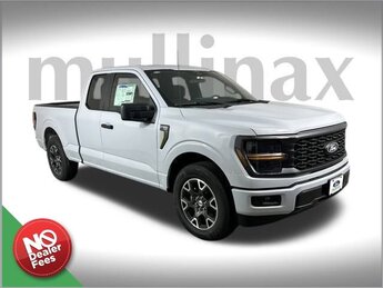 2025 Space White Metallic Ford F-150 STX 2.7L V6 EcoBoost Engine Automatic 4 Door