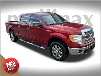 2013 Ruby Red Metallic Tinted Clearcoat Ford F-150 XLT Automatic 4 Door 4X4 5.0L V8 FFV Engine Truck