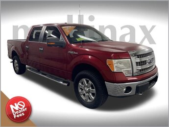 2013 Ruby Red Metallic Tinted Clearcoat Ford F-150 XLT Automatic 4 Door 4X4 5.0L V8 FFV Engine Truck
