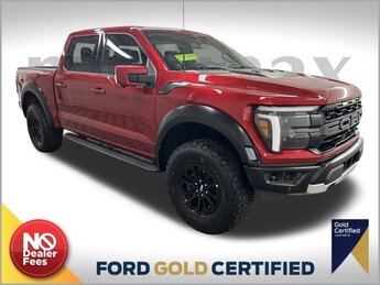 2024 Rapid Red Metallic Tinted Clearcoat Ford F-150 Raptor Automatic 4X4 Truck 3.5L V6 EcoBoost Engine