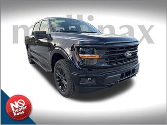2025 Antimatter Blue Metallic Ford F-150 XLT 4X4 Truck 3.5L PowerBoost Full-Hybrid V6 Engine 4 Door