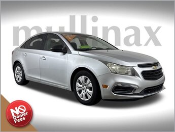 2015 Silver Ice Metallic Chevrolet Cruze LS ECOTEC 1.8L I4 SMPI DOHC VVT Engine Car Manual FWD