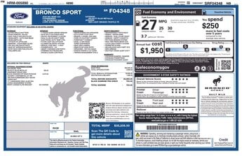 2025 Ford Bronco Sport Big Bend 1.5L EcoBoost Engine 4 Door Automatic SUV