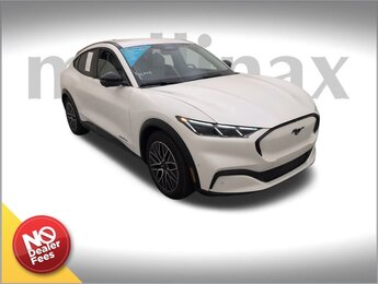 2024 Star White Metallic Tri-Coat Ford Mustang Mach-E Premium AWD Automatic Electric Motor Engine 4 Door SUV