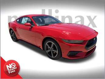 2025 Race Red Ford Mustang EcoBoost Premium EcoBoost 2.3L I4 GTDi DOHC Turbocharged VCT Engine Automatic Car 2 Door RWD
