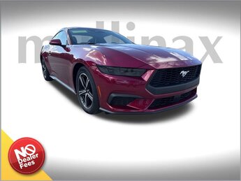 2025 Molten Magenta Metallic Tri-coat Ford Mustang EcoBoost 2 Door EcoBoost 2.3L I4 GTDi DOHC Turbocharged VCT Engine Automatic Car