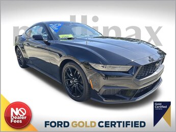 2024 Shadow Black Ford Mustang EcoBoost 2 Door Automatic EcoBoost 2.3L I4 GTDi DOHC Turbocharged VCT Engine Car