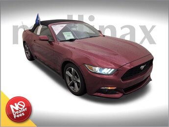 2017 Ruby Red Metallic Tinted Clearcoat Ford Mustang V6 Convertible 3.7L V6 Ti-VCT 24V Engine RWD Automatic 2 Door