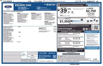 2025 Vapor Blue Metallic Ford Escape ST-Line Automatic 2.5L iVCT Engine 4 Door