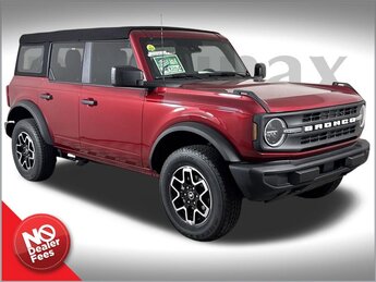 2025 Ruby Red Metallic Tinted Clearcoat Ford Bronco Base Automatic 4X4 2.3L EcoBoost I-4 Engine 4 Door SUV