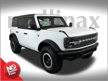 2024 Oxford White Ford Bronco Badlands Automatic 4X4 2.7L EcoBoost V6 Engine 4 Door SUV