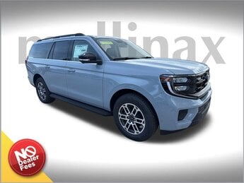 2025 Glacier Gray Metallic TriCoat Ford Expedition Max Active RWD EcoBoost 3.5L V6 GTDi DOHC 24V Twin Turbocharged Engine 4 Door SUV