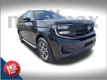 2025 Agate Black Metallic Ford Expedition Max Active RWD Automatic EcoBoost 3.5L V6 GTDi DOHC 24V Twin Turbocharged Engine SUV 4 Door