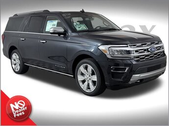 2024 Dark Matter Gray Metallic Ford Expedition Max Platinum Automatic SUV EcoBoost 3.5L V6 GTDi DOHC 24V Twin Turbocharged Engine 4X4