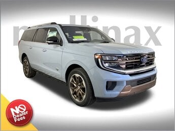 2025 Glacier Gray Metallic TriCoat Ford Expedition Max King Ranch SUV 4 Door EcoBoost 3.5L V6 GTDi DOHC 24V Twin Turbocharged Engine