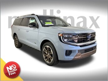 2025 Glacier Gray Metallic TriCoat Ford Expedition Max King Ranch SUV 4 Door EcoBoost 3.5L V6 GTDi DOHC 24V Twin Turbocharged Engine