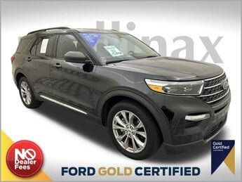 2022 Agate Black Metallic Ford Explorer XLT 2.3L EcoBoost I-4 Engine SUV Automatic