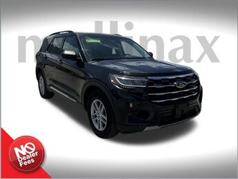 2025 Agate Black Metallic Ford Explorer Active SUV 2.3L EcoBoost I-4 Engine Automatic RWD 4 Door