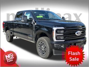 2025 Agate Black Metallic Ford Super Duty F-250 SRW Platinum Automatic 6.7L High Output Power Stroke V8 Diesel Engine Truck