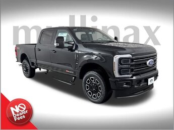 2025 Agate Black Metallic Ford Super Duty F-250 SRW Platinum 6.7L High Output Power Stroke V8 Diesel Engine 4 Door 4X4 Truck Automatic