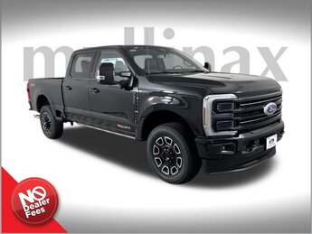 2025 Agate Black Metallic Ford Super Duty F-350 SRW Platinum 4X4 4 Door Truck 6.7L High Output Power Stroke V8 Diesel Engine
