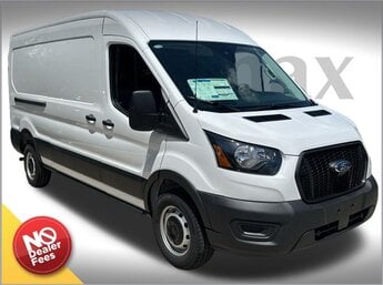 2025 Oxford White Ford Transit-250 Base 3.5L V6 Flex Fuel Engine Automatic 3 Door Van