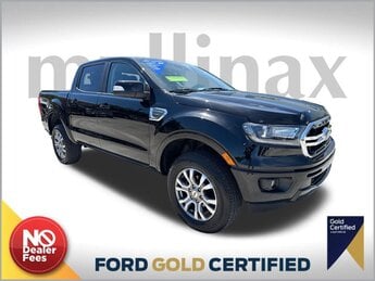 2023 Shadow Black Ford Ranger Lariat RWD 4 Door Truck EcoBoost 2.3L I4 GTDi DOHC Turbocharged VCT Engine Automatic