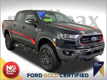 2023 Shadow Black Ford Ranger Lariat 4 Door Automatic Truck 4X4 EcoBoost 2.3L I4 GTDi DOHC Turbocharged VCT Engine