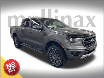 2022 Carbonized Gray Metallic Ford Ranger Lariat Truck 4X4 EcoBoost 2.3L I4 GTDi DOHC Turbocharged VCT Engine Automatic