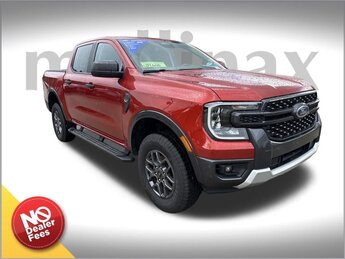 2024 Hot Pepper Red Metallic Tinted Clearcoat Ford Ranger XLT Automatic 4 Door EcoBoost 2.3L I4 GTDi DOHC Turbocharged VCT Engine Truck