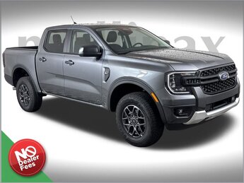 2025 Carbonized Gray Metallic Ford Ranger XLT RWD Automatic EcoBoost 2.3L I4 GTDi DOHC Turbocharged VCT Engine Truck 4 Door